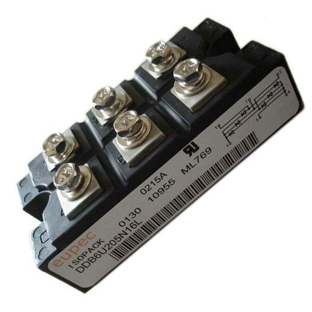 INFINEON DDB6U205N16 (1600V/205A,3-FAZ,DİYOT MODÜL)