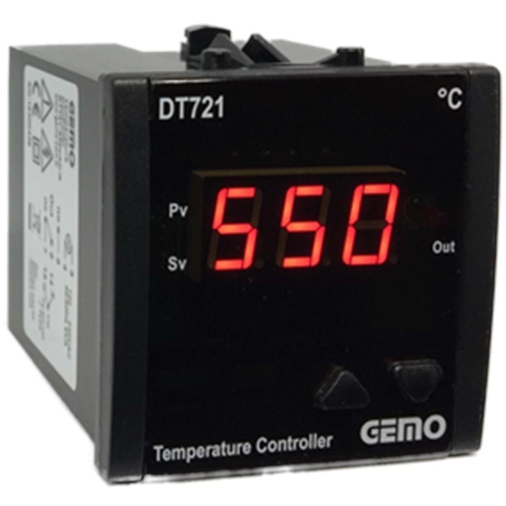GEMO DT721-230VAC-S (100..240Vac,72x72,SSR,TC-J,ISI KONTROL)