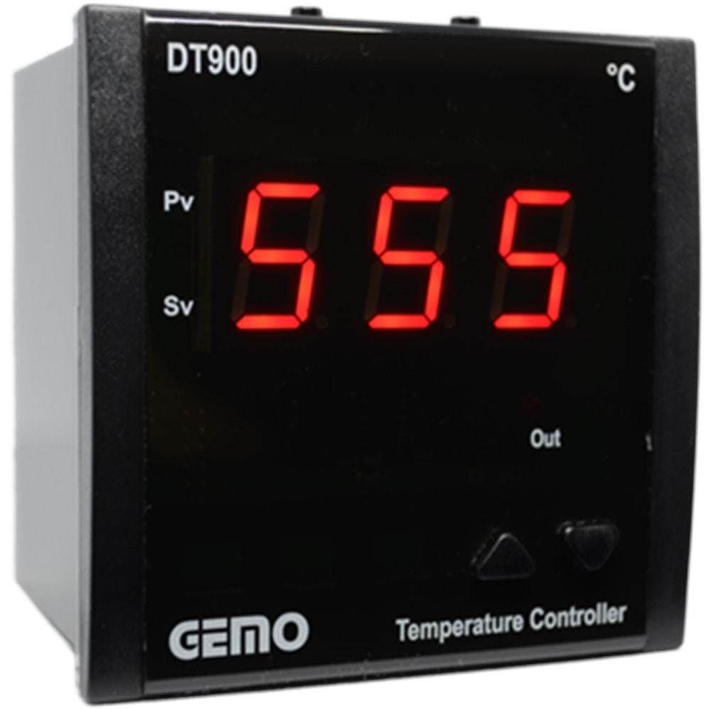 GEMO DT900-230VAC-R (100..240Vac,96x96,RÖLE,TC-J,ISI KONTROL)