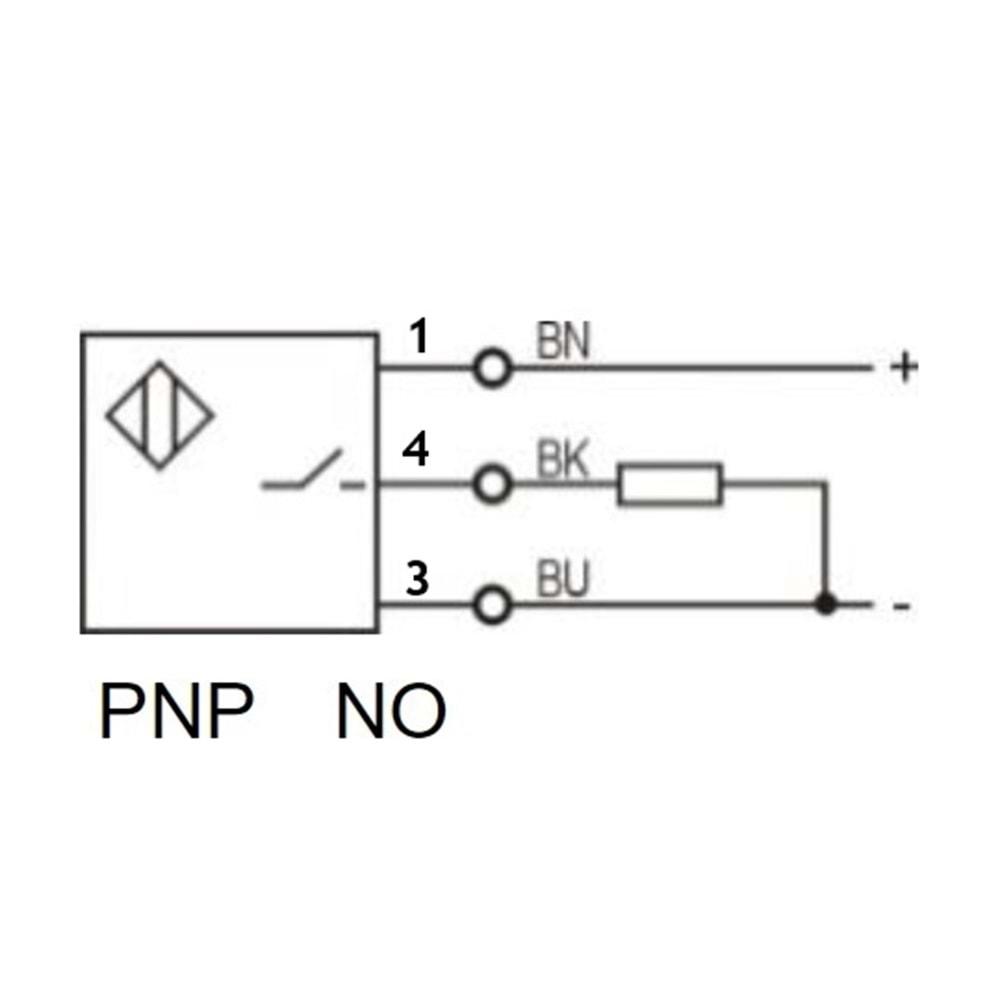 Omron E2B-M18KS08-WP-B1 ,M18/8mm PNP-NO 3-Kablo endüktif Sensör