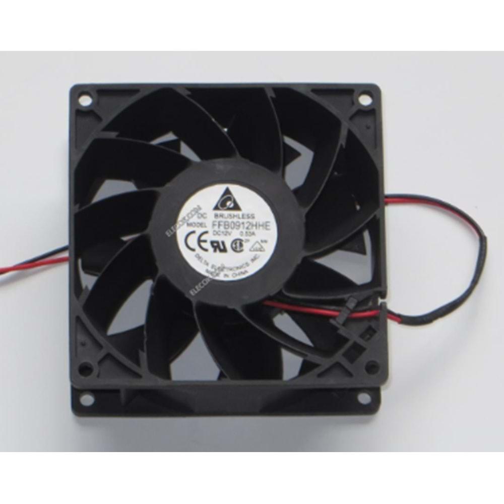 Delta FFB0912HHE ,92x38 12vdc 71-Cfm 3-Kablo Fan