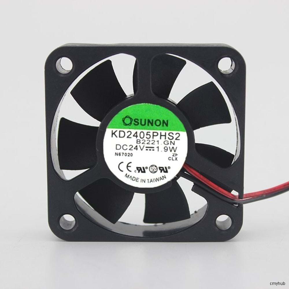 Sunon KD2405PHS2 ,50x15 24vdc 13-Cfm 2-Kablo Fan