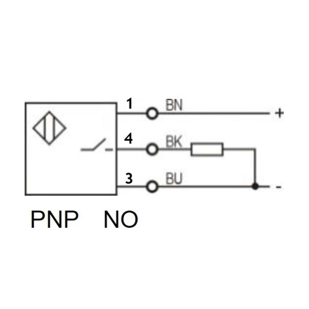 Lanbao LR08TBF15DPO-E2 ,M8/1.5mm PNP-NO M12-4 Pin Endüktif Sensör