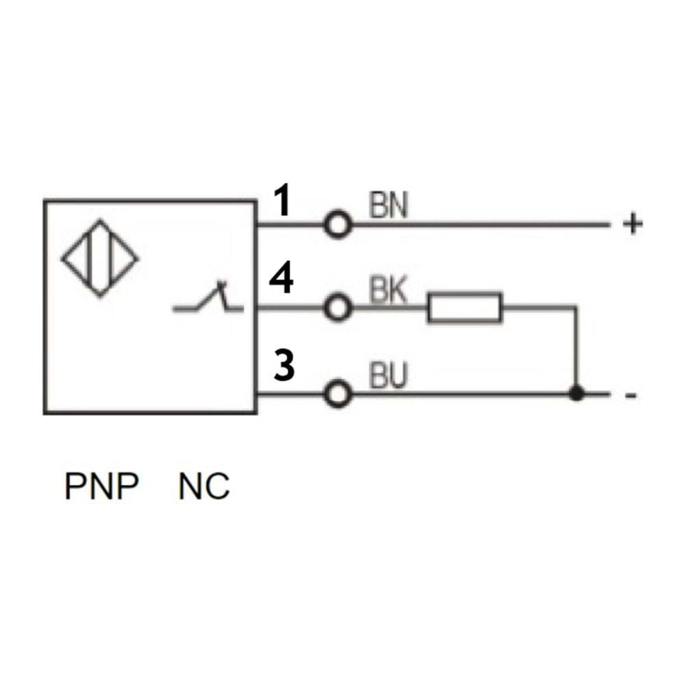 Lanbao LR30TBF10DPC ,M30/10mm PNP-NC 3-Kablo Endüktif Sensör