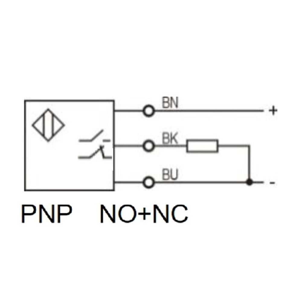 Lanbao PSFT-BC80DPB ,Kübik/80cm PNP-NO/NC 3-Kablo Cisim Fotosel