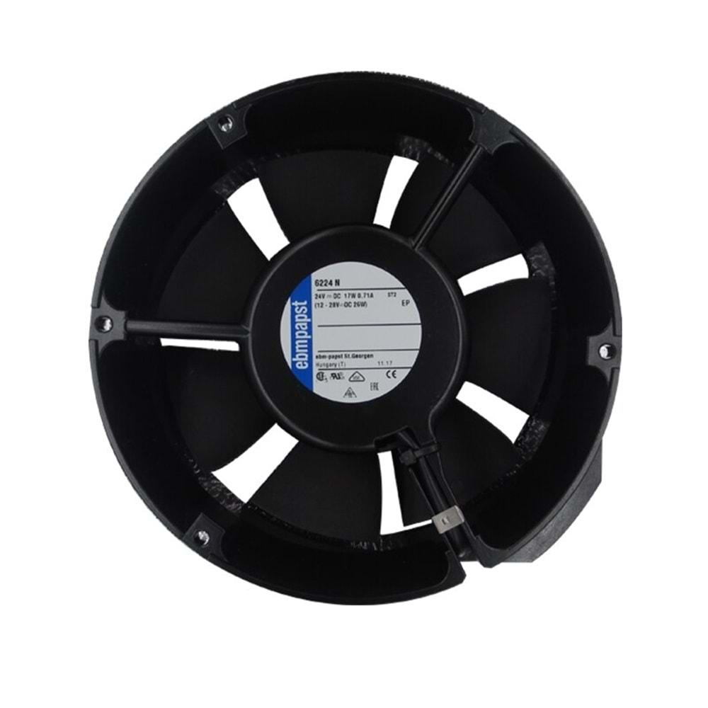 EbmPapst 6224N ,172x51 24vdc 240-Cfm 2-Kablo Fan