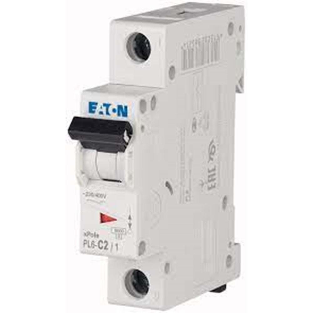 EATON PL6-C6/1 (C-6A/6kA,1-KUTUP,RAY SİGORTA)