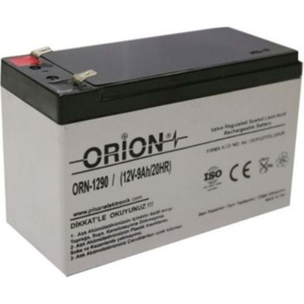 Orion ORN-1290 ,12v/9ah Kuru Akü