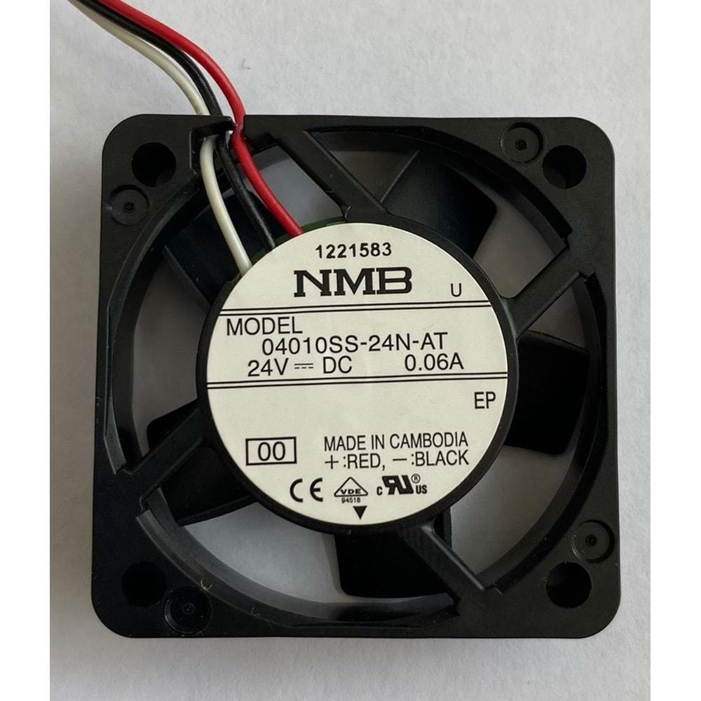 Nmb-Mat 04010SS-24N-AT-00 ,40x10 24vdc 6.7-Cfm 3-Kablo Fan