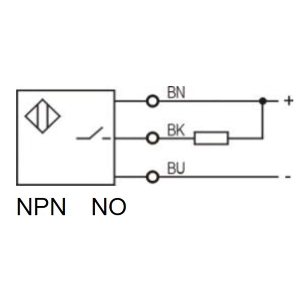 Leuze IS108MM/2NO-4NO-M12 ,M8-4mm NPN-NO M12-4 Pin Endüktif Sensör