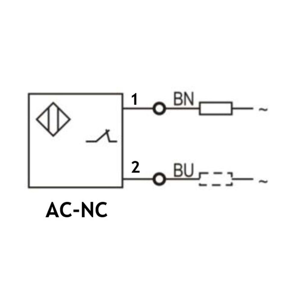 Lanbao CR18TSCN08ATC ,M18/8mm AC-NC 2-Kablo Kapasitif Sensör