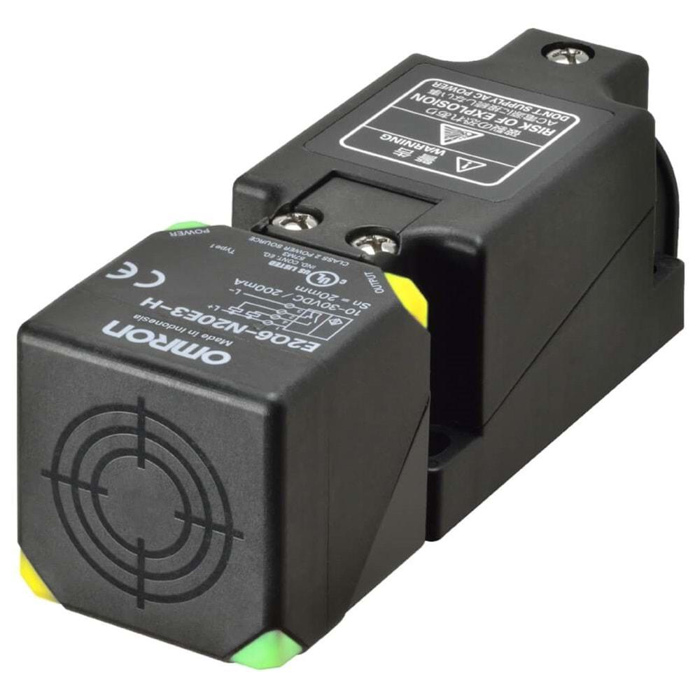 Omron E2Q6-N30MF3-H Kübik/30mm PNP-NO/NC Endüktif Sensör