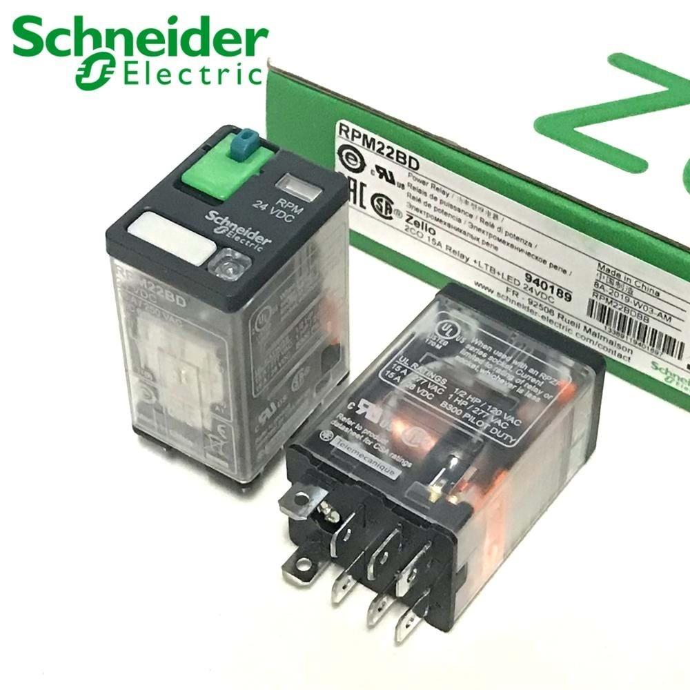 SCHNEIDER RPM22BD (SCHNEIDER 24Vdc,2NO/2NC,8P-15A,RÖLE)