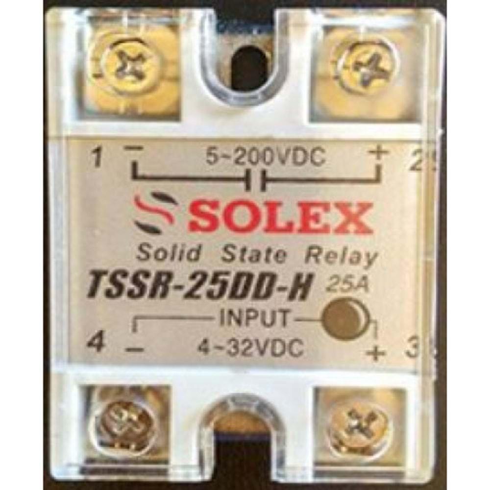 Soljex TSSR-25DD-H ,12..250vdc/25a 3..30vdc 1-Faz DC-DC Ssr