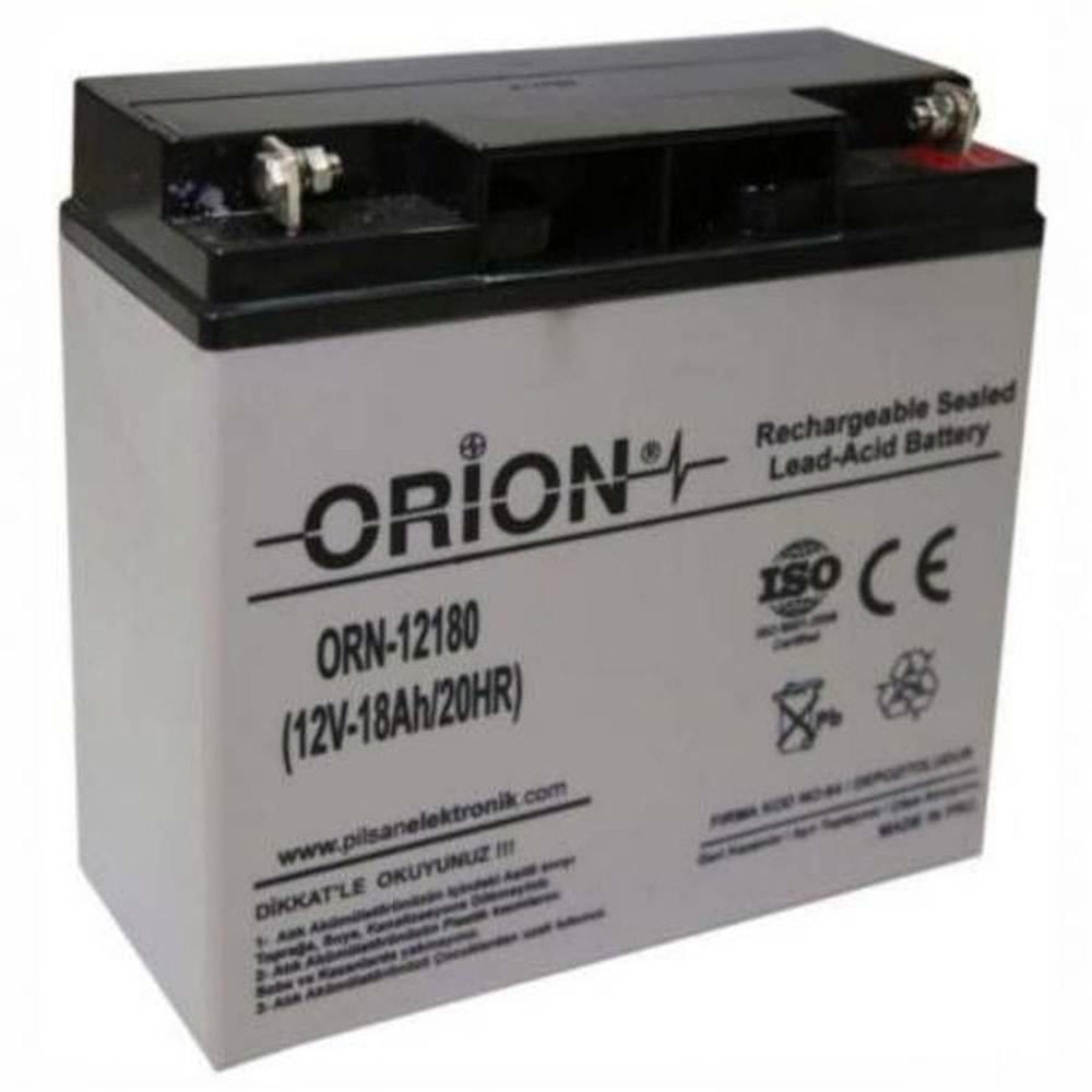 Orion ORN-12180 ,12v/18ah Kuru Akü