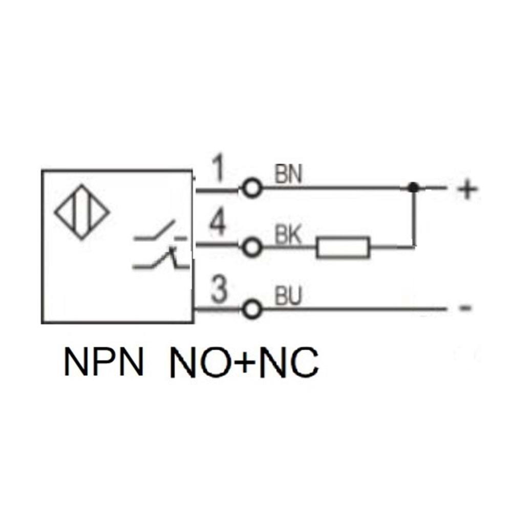 Lanbao PSET-BC100DNB ,Kübik/100cm NPN-NO/NC 3-Kablo Cisim Fotosel