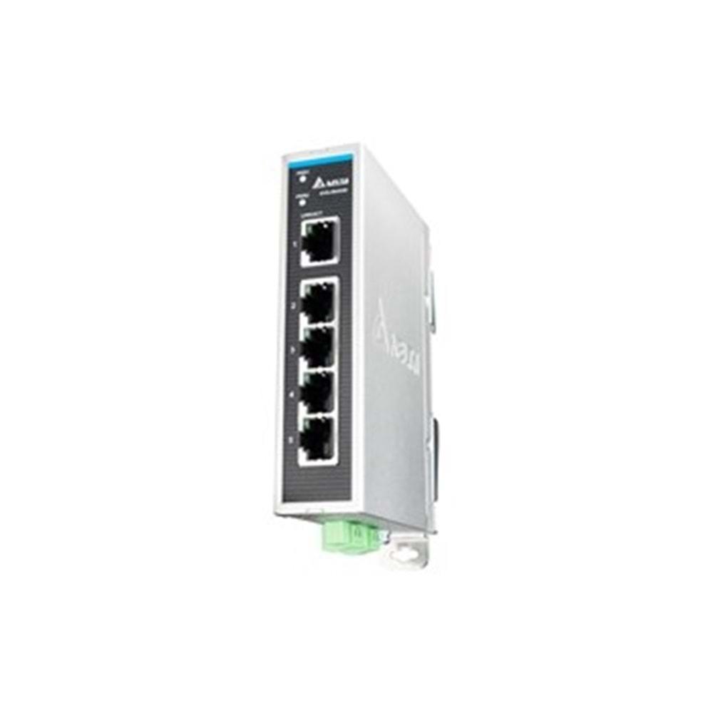 Delta DVS-005R00 ,24vdc 5-Port Ethernet Hub