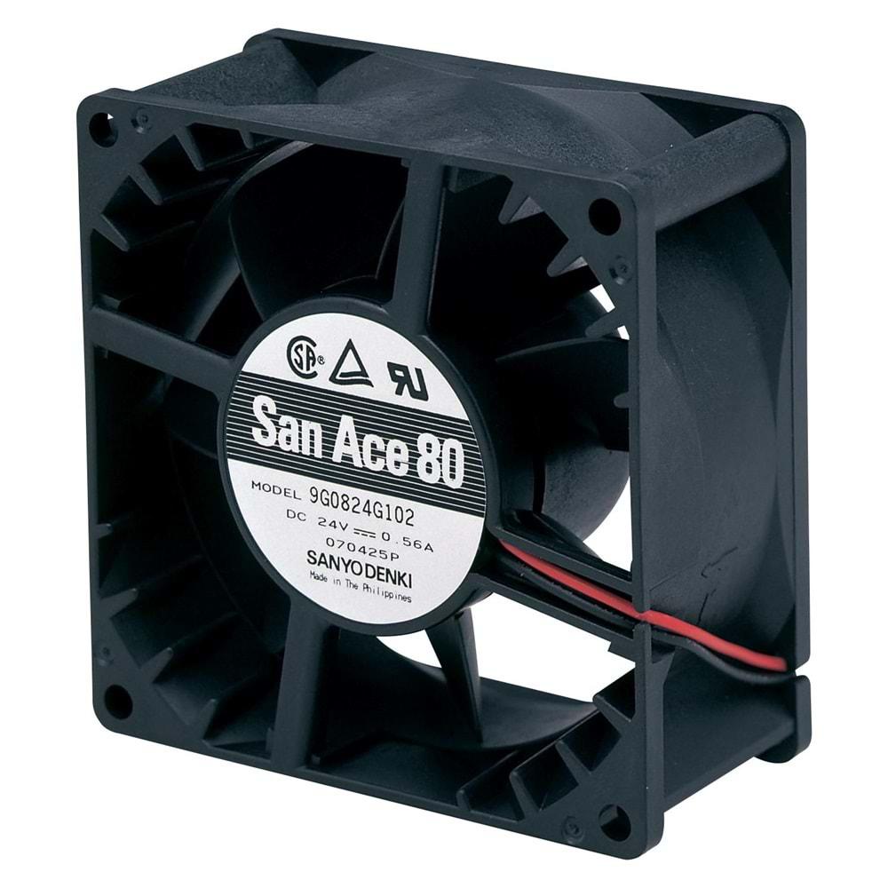 Sanyo 9G0824G101 ,80x38 24vdc 90-Cfm 2-Kablo Fan