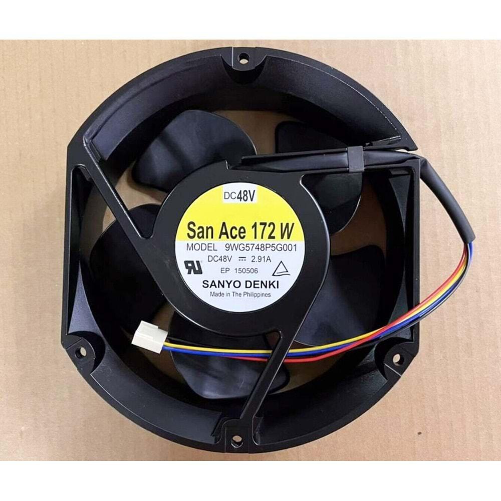 Sanyo 9WG5748P5G001 ,172x150x51 48vdc 170-Cfm 4-Kablo Fan