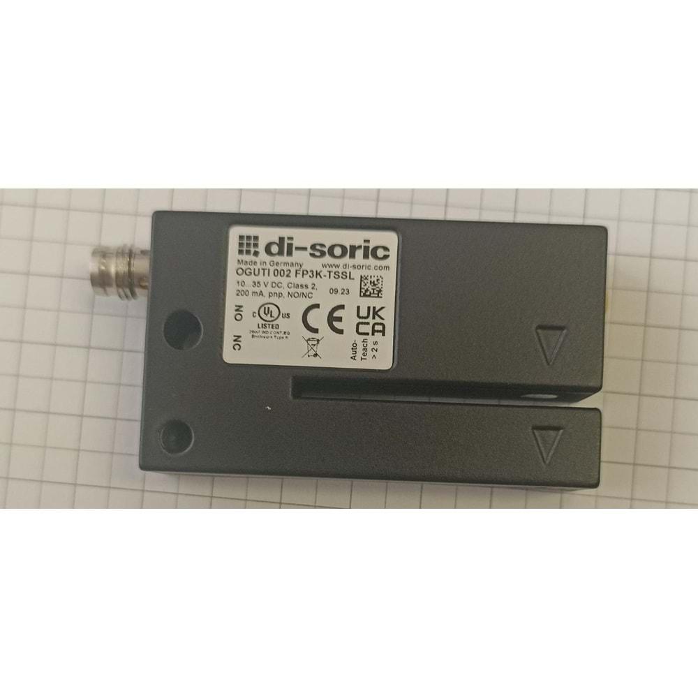 DI-SORIC OGUTI002FP3K-TSSL(ÇATAL,PNP-NOC,M8-4P,ÇATAL SENSÖR)