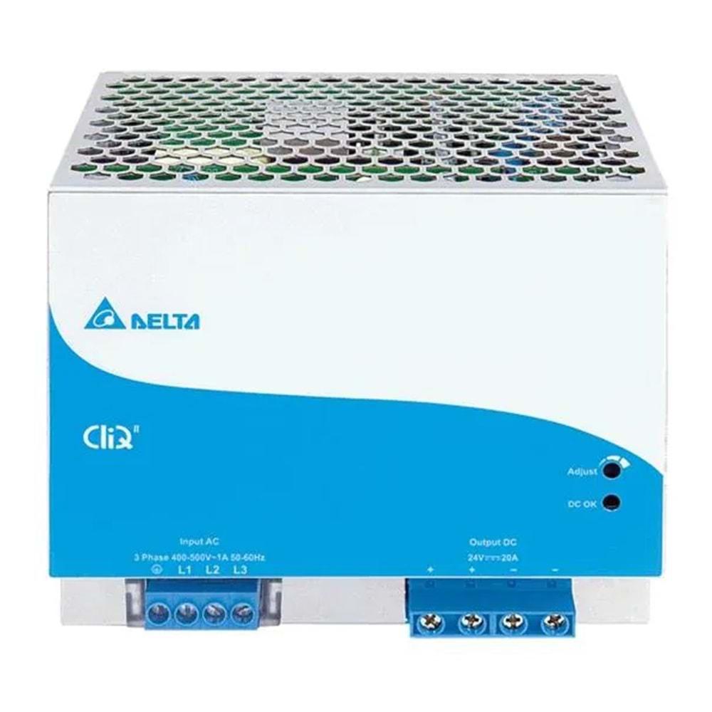 Delta DRP024V480W3BN ,380vac 24vdc/20a Güç Kaynağı