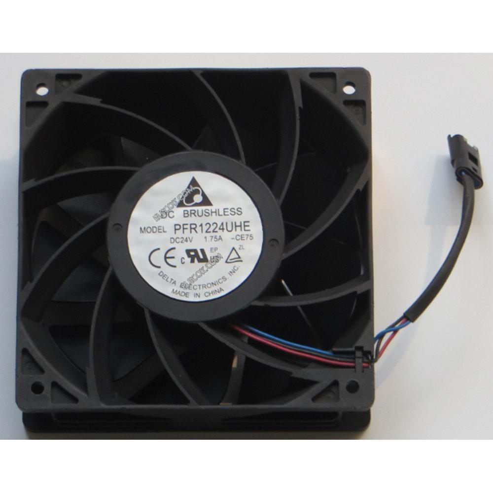 Delta PFR1224UHE-CE75 ,120x38 24vdc 213-Cfm 3-Kablo Fan