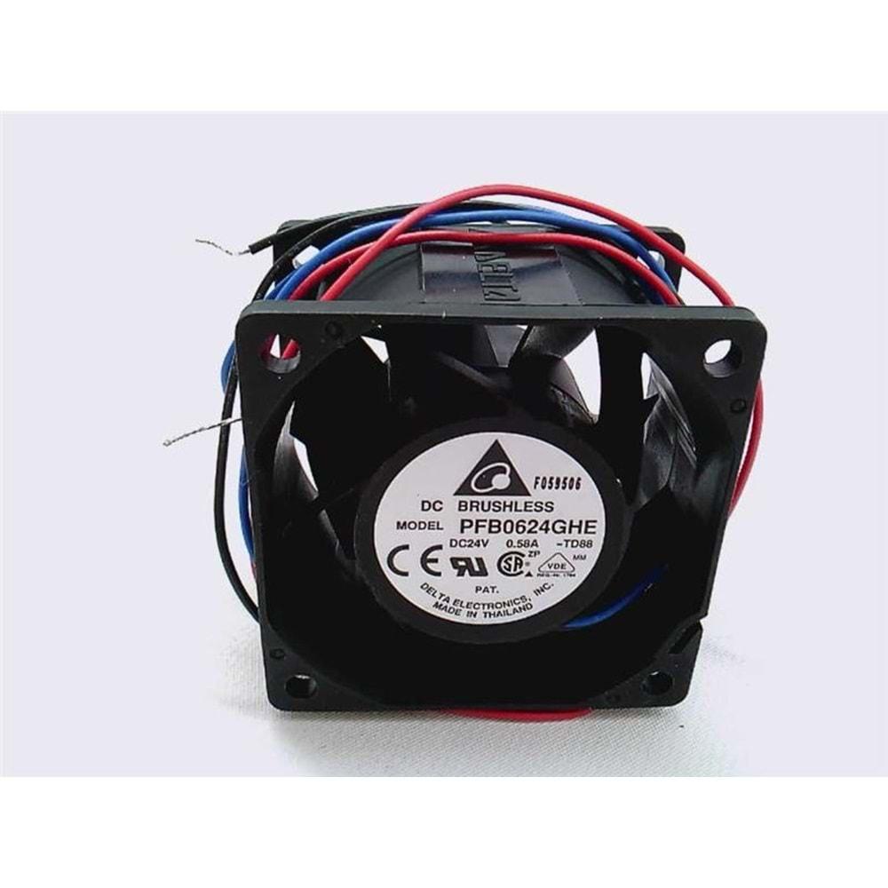 Delta PFB0624GHE-F00 ,80x38 24vdc 80-Cfm 3-Kablo Fan