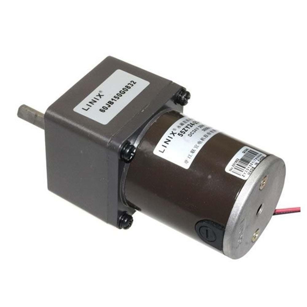 Linix 55ZY24-25-02 ,24vdc 120-Rpm Dc Motor