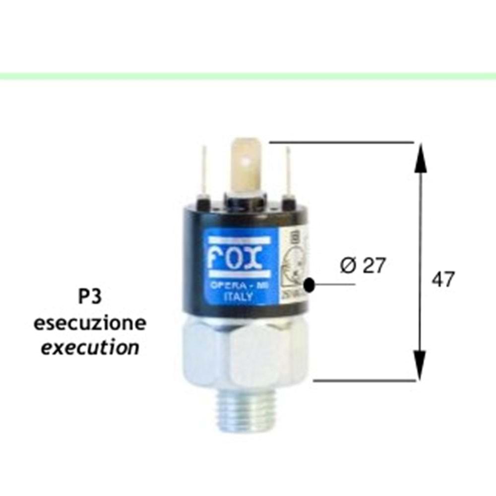 Fox F4S1/P3 ,1..12-bar Basınç Sensör