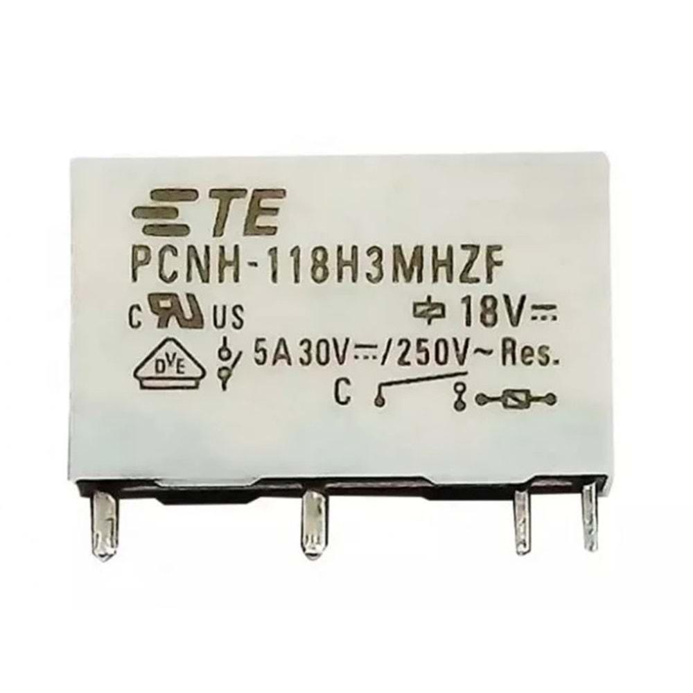 Schrack PCNH-118H3MHZF ,18vdc 1A-5a Pcb-4 Pin Röle