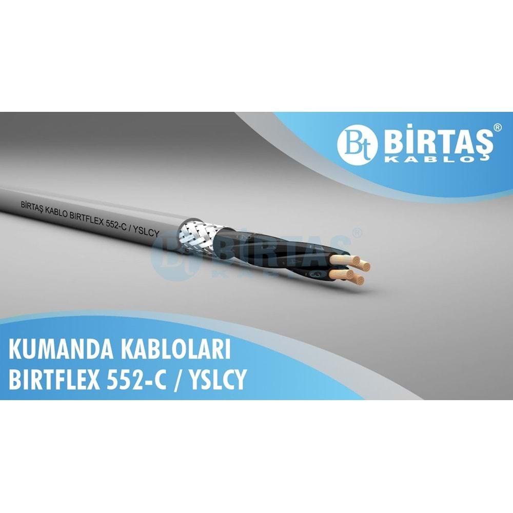 Birtaş YSLCY-2x1.5 ,Blendajlı PVC Kumanda Kablo