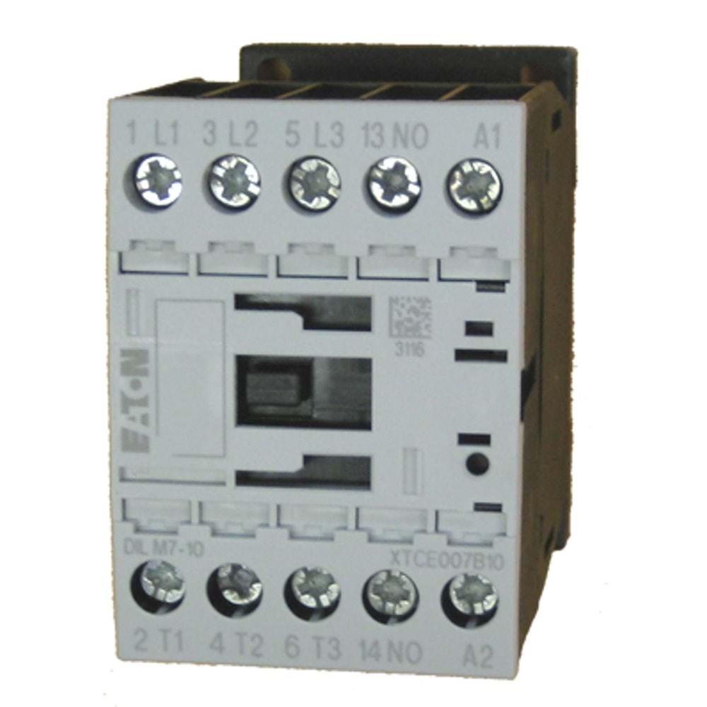 Eaton DILM7-10-EA(24VDC) ,3kw/6a Kontak-3A+1A 24vdc Kontaktör