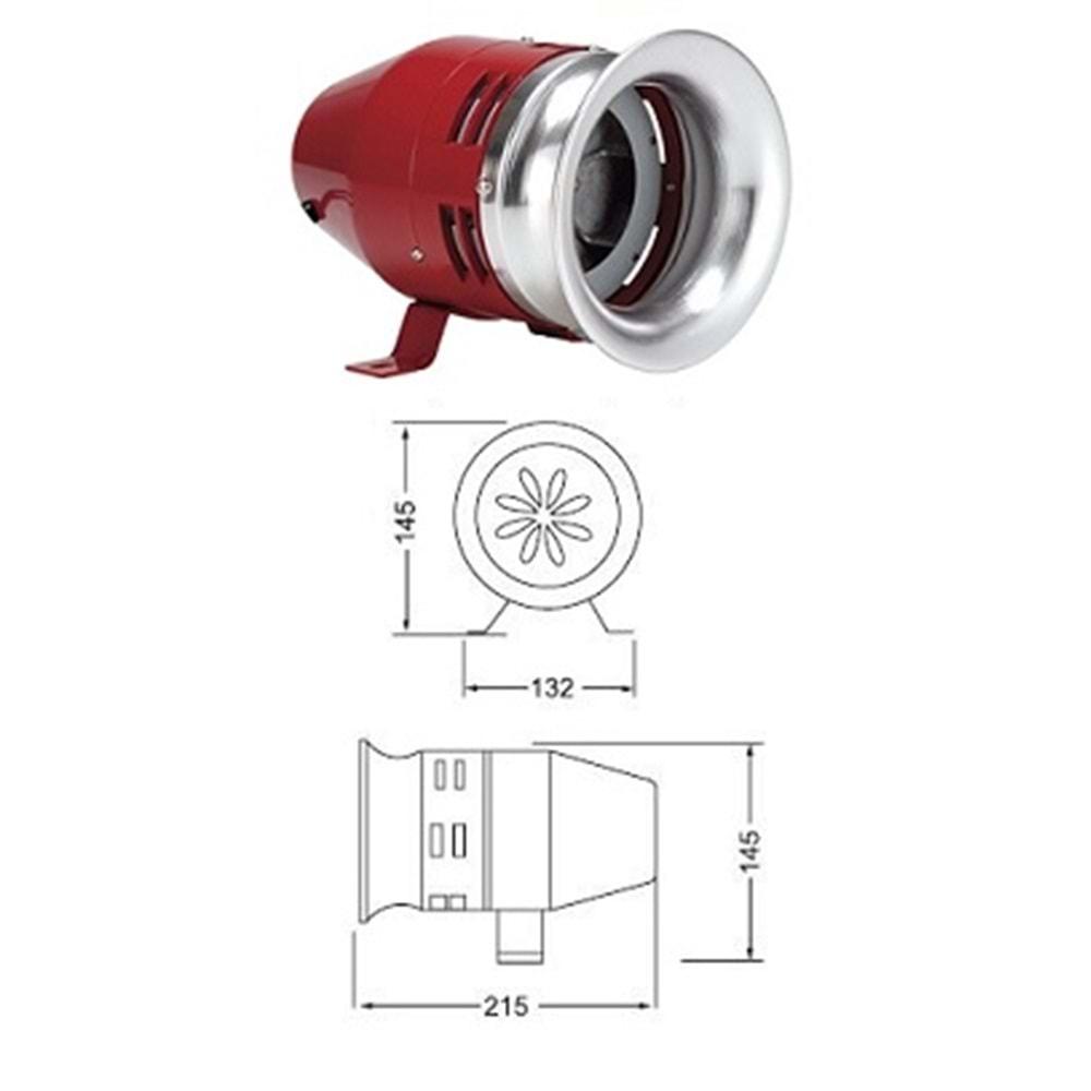 Mesan MS390.110VAC ,110vac Motorlu Siren