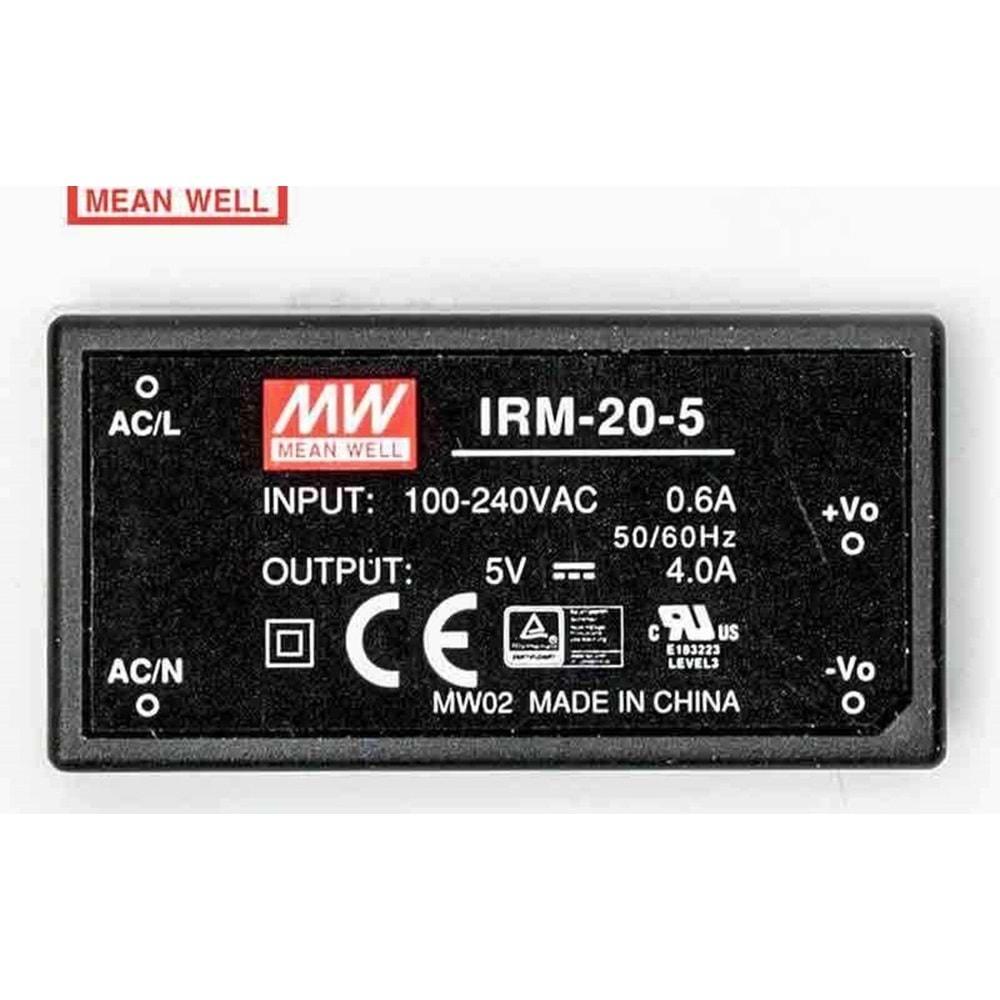 Meanwell IRM-20-5 ,110v/220vac 5vdc/4.0a Pcb Güç Kaynağı