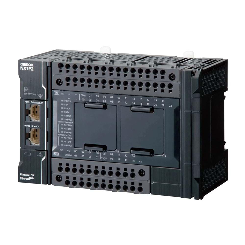 Omron NX1P2-1140DT1 ,24vdc 24D/16-PNP Plc Cpu Modül