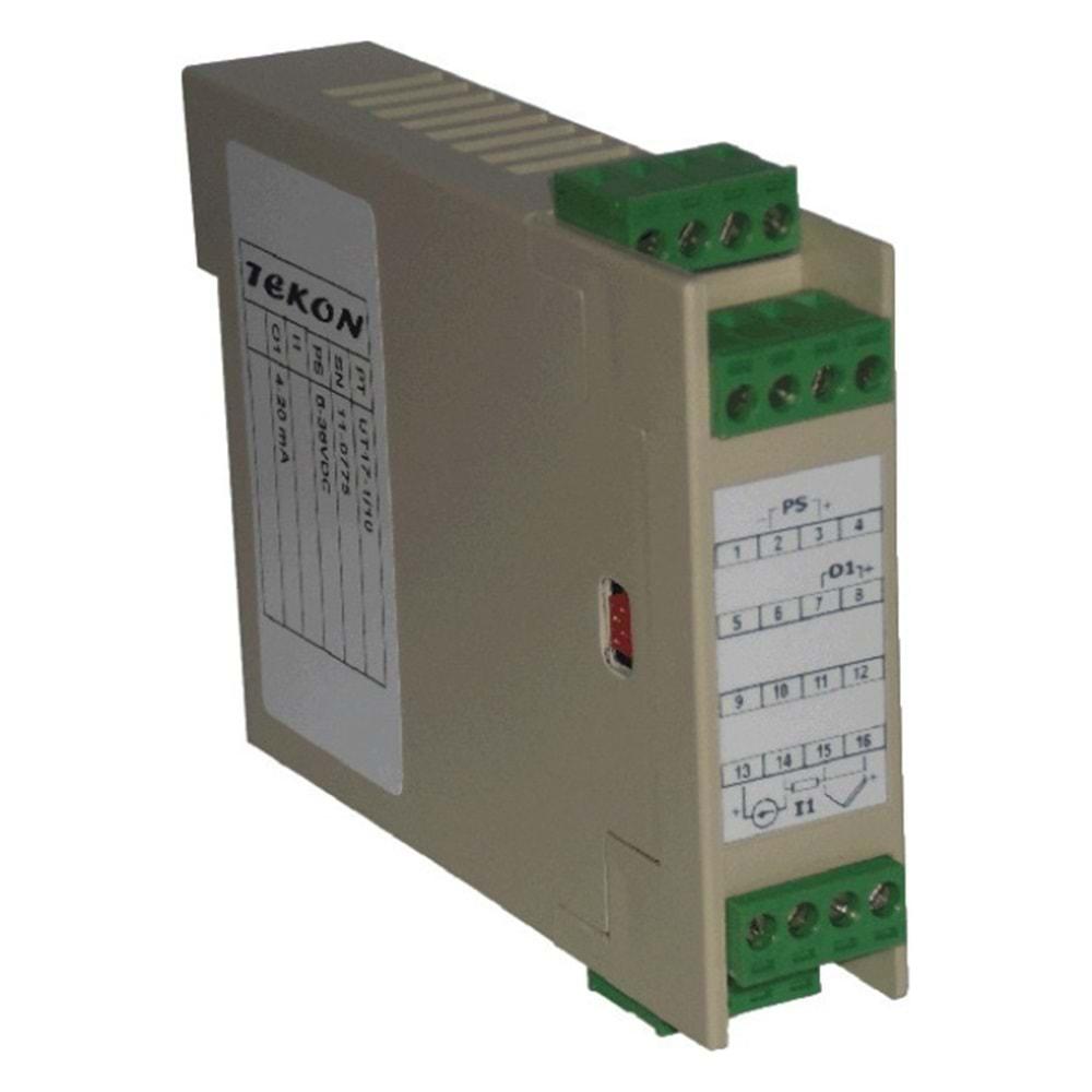 TEKON UT17-1/10 (24Vdc,UNIVERSAL,4..20mA,SİNYAL TRANSMITTER)