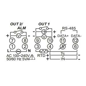 Delta DTB4824VR ,48x48 110v/220vac SSR Proses Kontrol