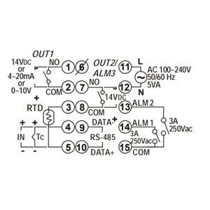 Delta DTB4848RR ,48x48 110v/220vac RÖLE Proses Kontrol