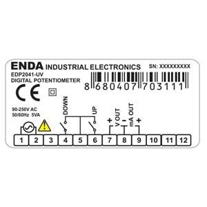 Enda EDP2041-LV ,77x35 24vac/dc Analog Çıkış Dijital Pot.