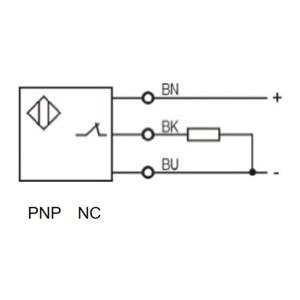 Lanbao LR18XBF05DPC ,M18/5mm PNP-NC 3-Kablo Endüktif Sensör