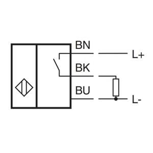 PepperlFuchs NBB5-F33-E2 ,Kübik/5mm PNP-NO 3-Kablo Endüktif Sensör