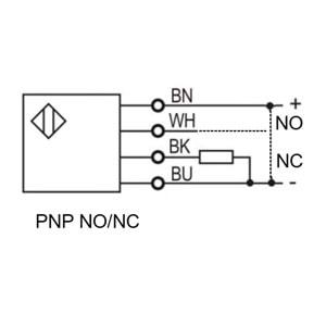 Autonics BRQP100-DDTA-P ,M18-10cm PNP-NO/NC 4-Kablo Cisim Fotosel