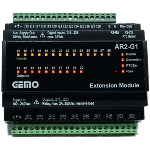 GEMO AR2-G1-24VDC-14D-TR (AR2G1-14D/10T,I/O MODÜL)