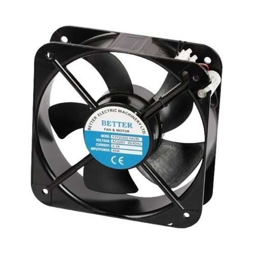 Better FZY20060HA2BL ,200x60 220vac 500-Cfm 2-Kablo Fan