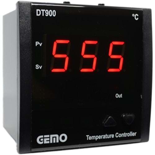 GEMO DT900-230VAC-R (100..240Vac,96x96,RÖLE,TC-J,ISI KONTROL)