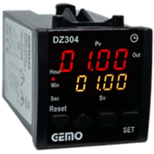 GEMO DZ304-230VAC (100..240Vac,48x48,FONK. ZAMAN RÖLE)