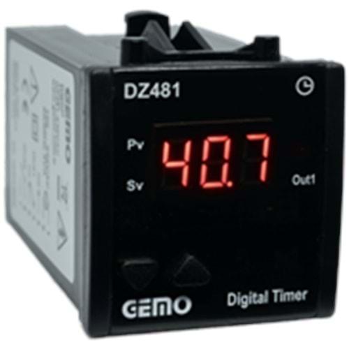 GEMO DZ481-230VAC (100..240Vac,48x48,ZAMAN RÖLE)
