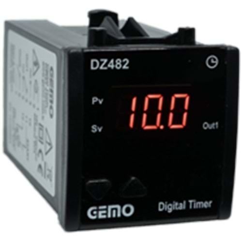 GEMO DZ482-230VAC (100..240Vac,48x48,ZAMAN RÖLE)