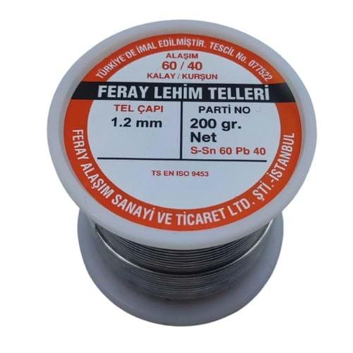 Feray 1.2mm/200GR ,1.2mm/200gr 60/40 Lehim Teli