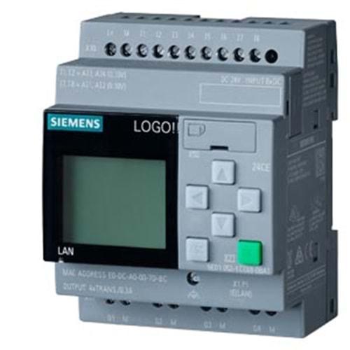 Siemens LOGO-24CE ,24vdc 8D4A/4-PNP Plc Cpu Modül